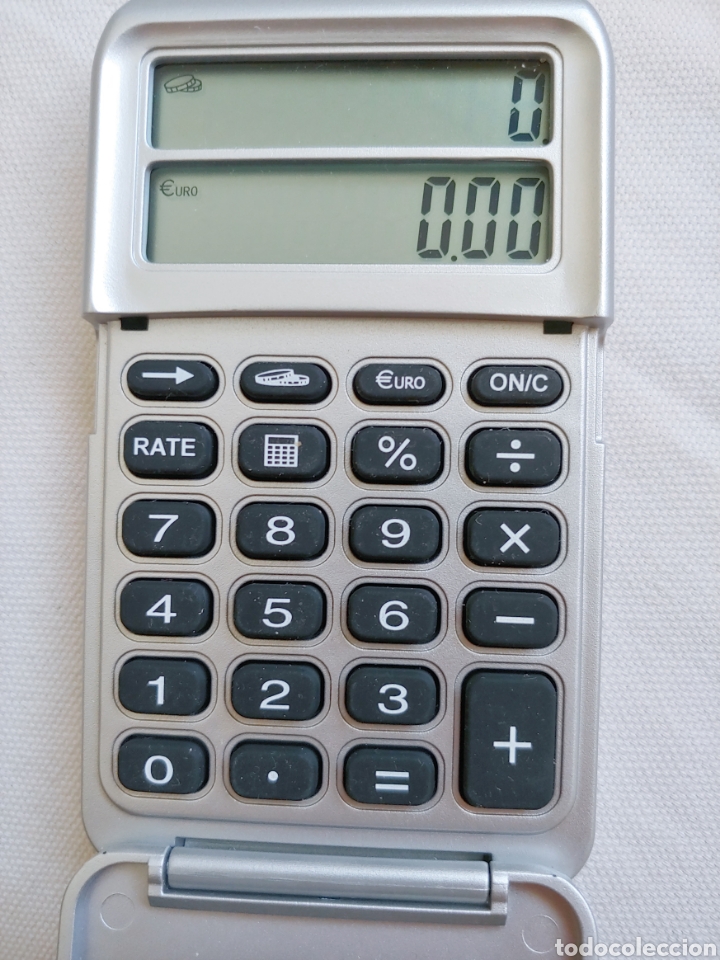 Segunda mano: Antigua calculadora y conversor a euros - Foto 2