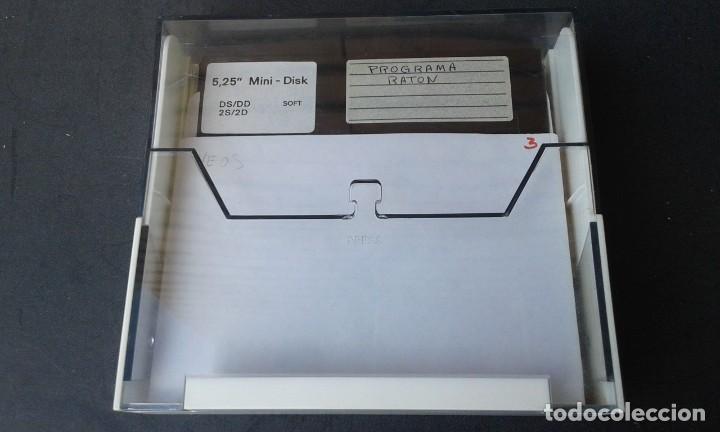 Seconda Mano: CAJA DE PLASTICO PARA DISQUETTES 5 1/4 PULGADAS DISCO FLEXIBLE