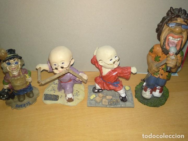 Segunda mano: Juego cuatro figuras resina - Foto 1