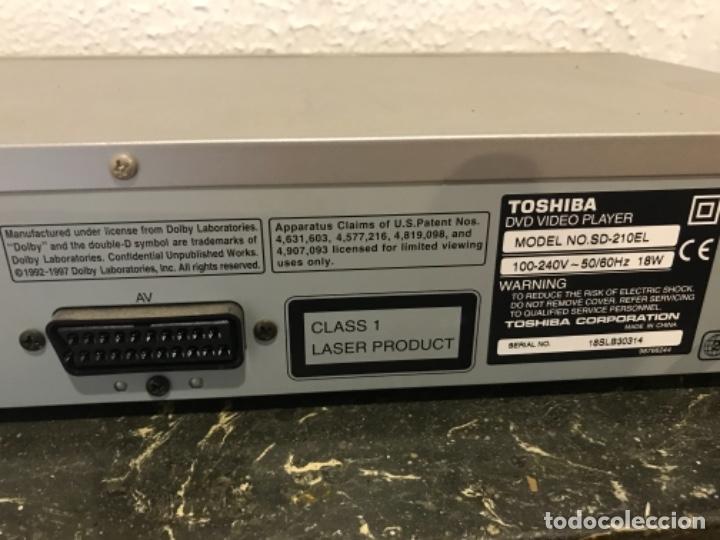 Segunda mano: Toshiba DVD Video Player SD 210-E. Funciona - Foto 8