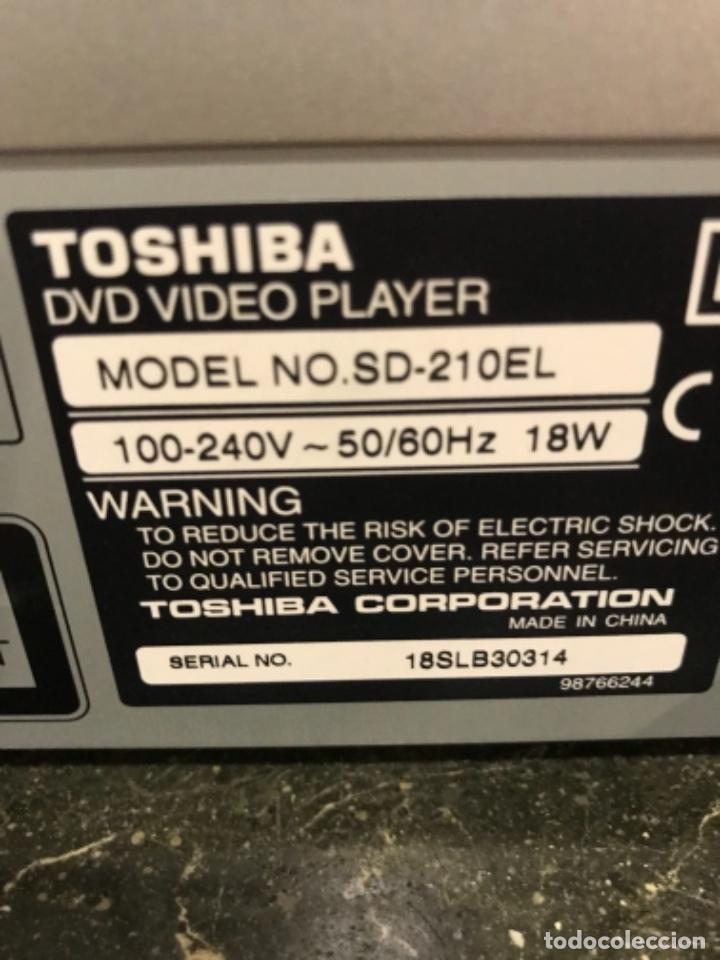 Segunda mano: Toshiba DVD Video Player SD 210-E. Funciona - Foto 9