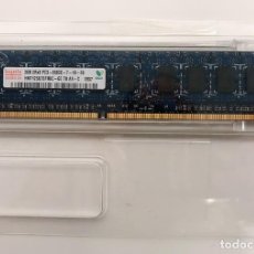 Segunda Mano: MODULO DE MEMORIA RAM HYNIX 2GB 2RX8 PC3 - 8500E. Lote 275250468