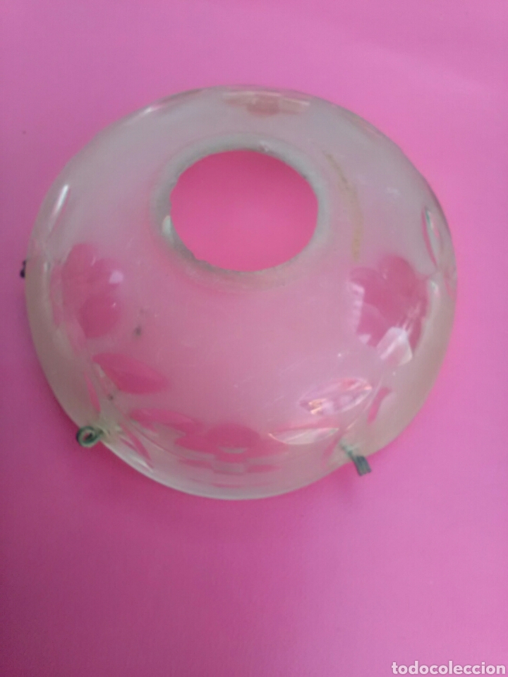 Segunda mano: Platillo de cristal tallado de l&aacute;mpara - Foto 3