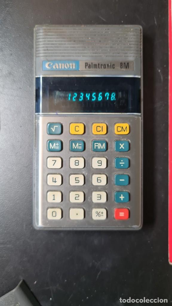 Segunda mano: Calculadora Canon Palmtronic 8M con funda - Foto 1