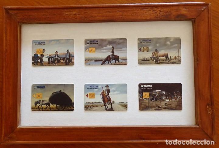 Segunda mano: cuadro tarjetas telef&oacute;nica - Foto 1