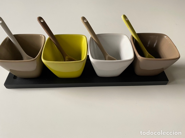 Segunda mano: Cuencos para aperitivos y postres con cucharas - Foto 2