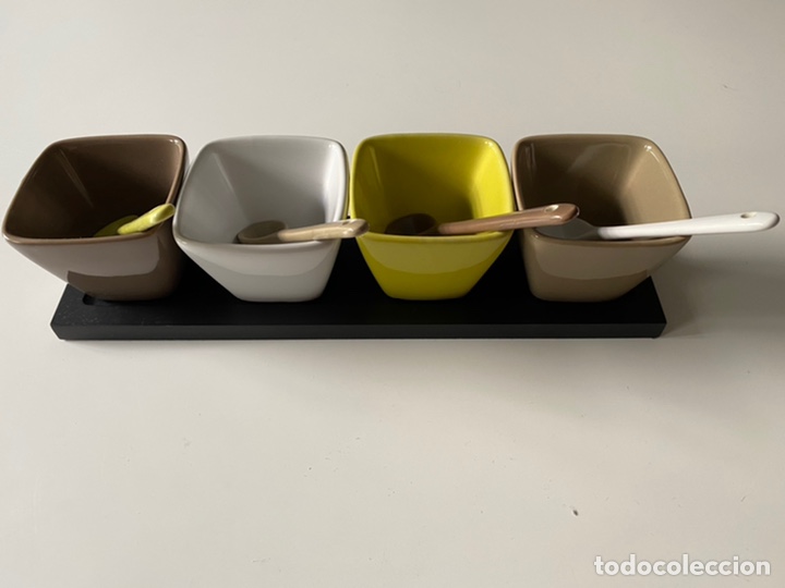 Segunda mano: Cuencos para aperitivos y postres con cucharas - Foto 3
