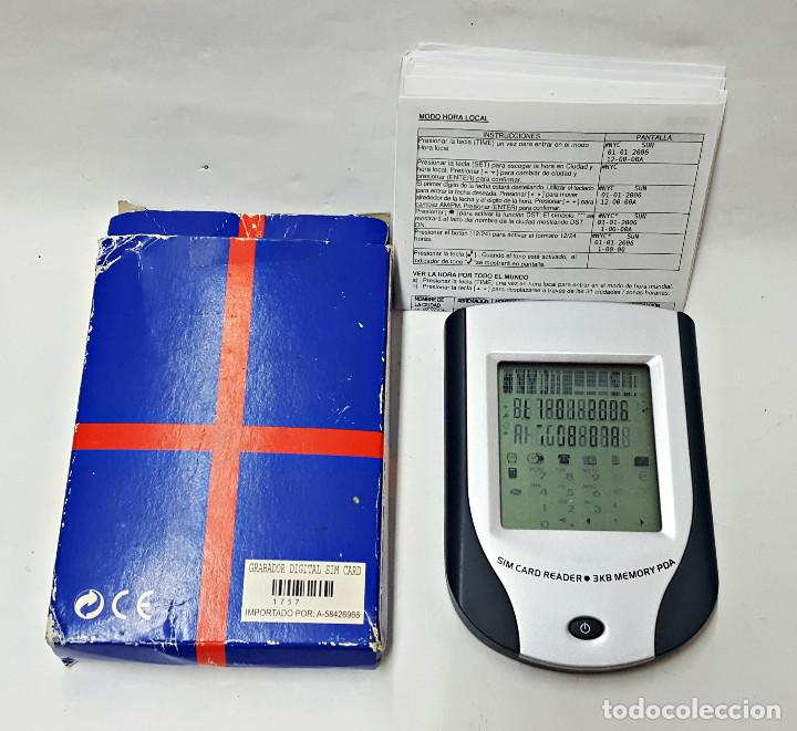 Segunda mano: Agenda Sim Card Reader 3KB Memory PDA - Foto 1