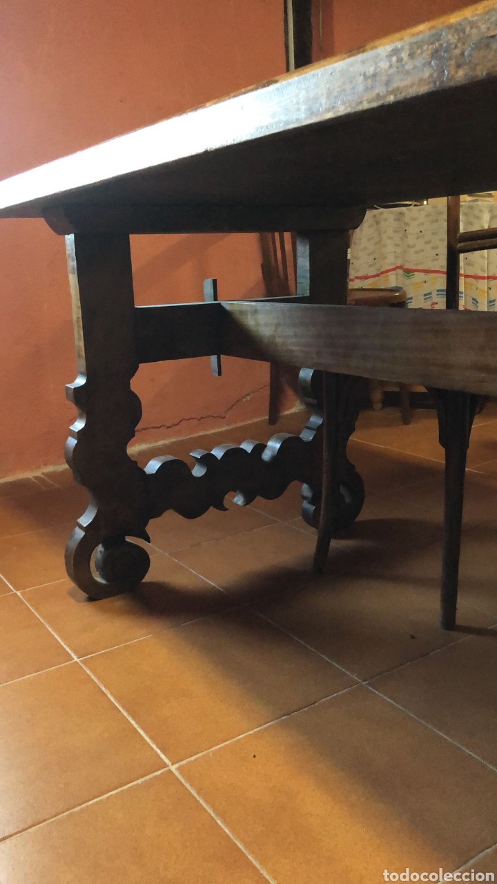 Segunda mano: Mesa madera de pata de lira - Foto 7