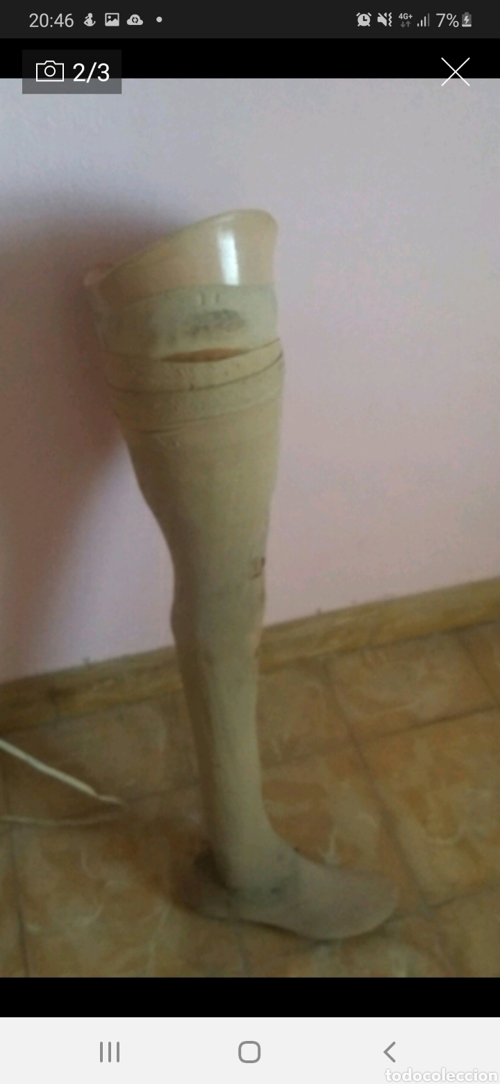 Segunda mano: Antigua pr&oacute;tesis pierna - Foto 2