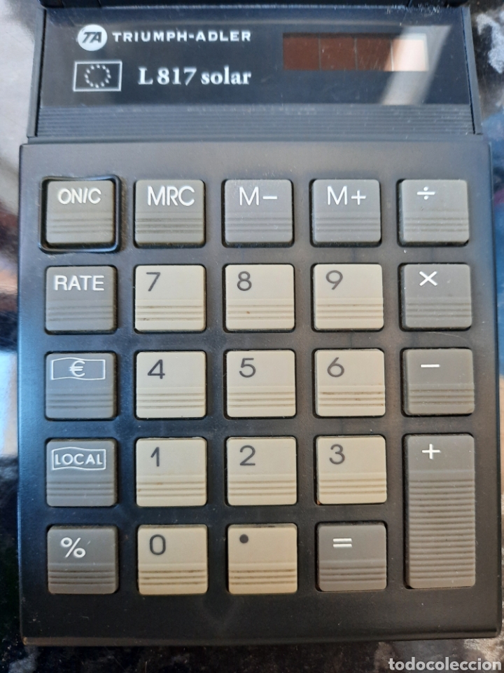 Segunda mano: Calculadora Triumph Adler L 817 solar. - Foto 7