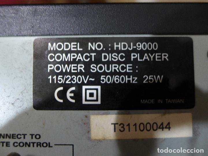 Segunda mano: REPRODUCTOR DOBLE DE CD PROFESIONAL DAS ELECTRONICS HDJ-9000 - Foto 9