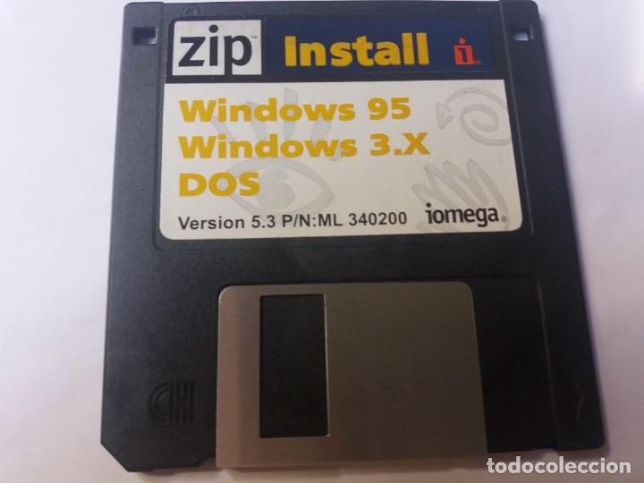 Segunda M&atilde;o: ZIP. DISKETTE INSTALL WINDOWS 95 WINDOWS 3.X. DOS VERSI&Oacute;N 5.3 P/N: ML. 340200 IOMEGA. VER FOTOS.