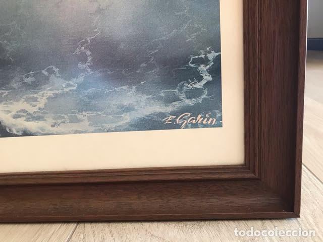 Segunda mano: L&aacute;mina enmarcada de tem&aacute;tica marina - Foto 2