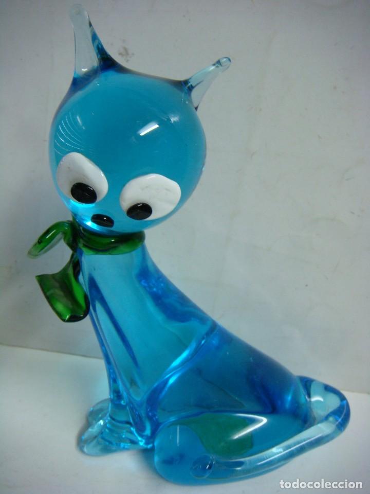 Segunda mano: FIGURA EN CRISTAL MACIZO DE UN GATO- (&) - Foto 1