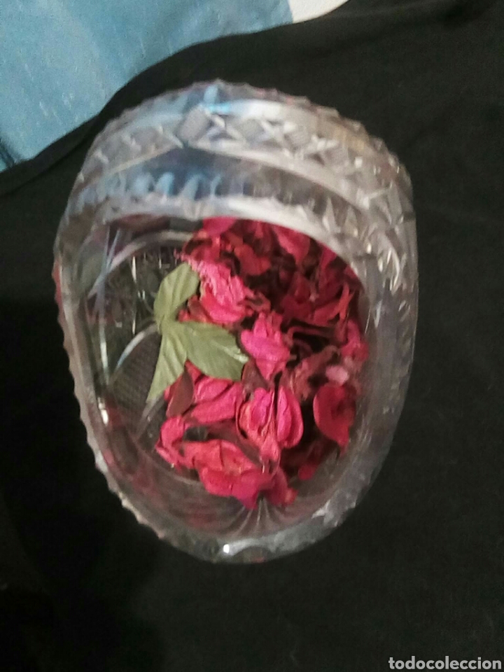 Segunda mano: Cesta de cristal tallado - Foto 2