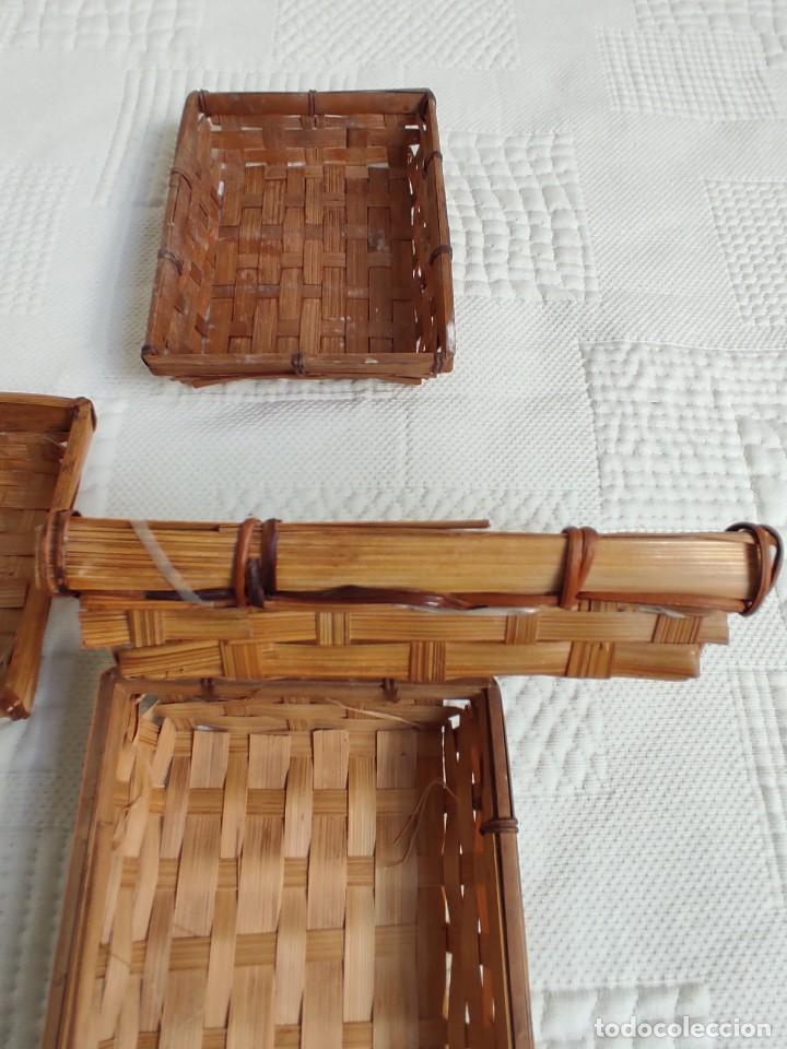 Segunda mano: Bandejitas mimbre - Foto 2