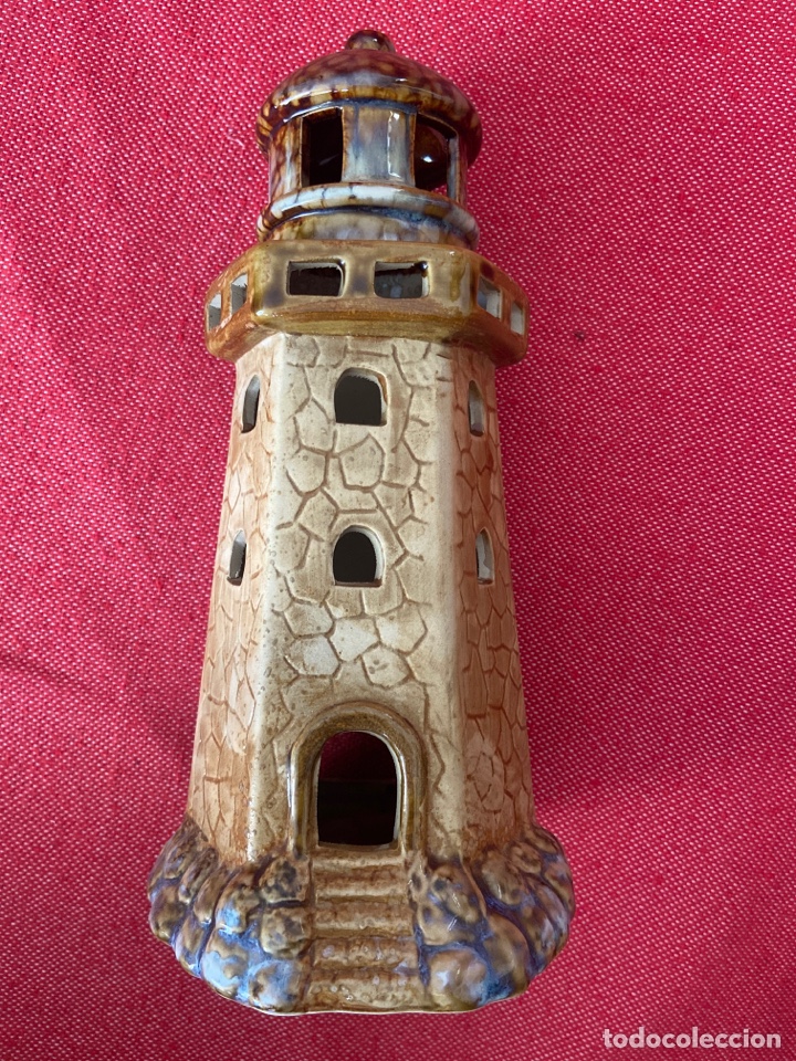 Segunda mano: Figura lavada faro portavelas - Foto 1