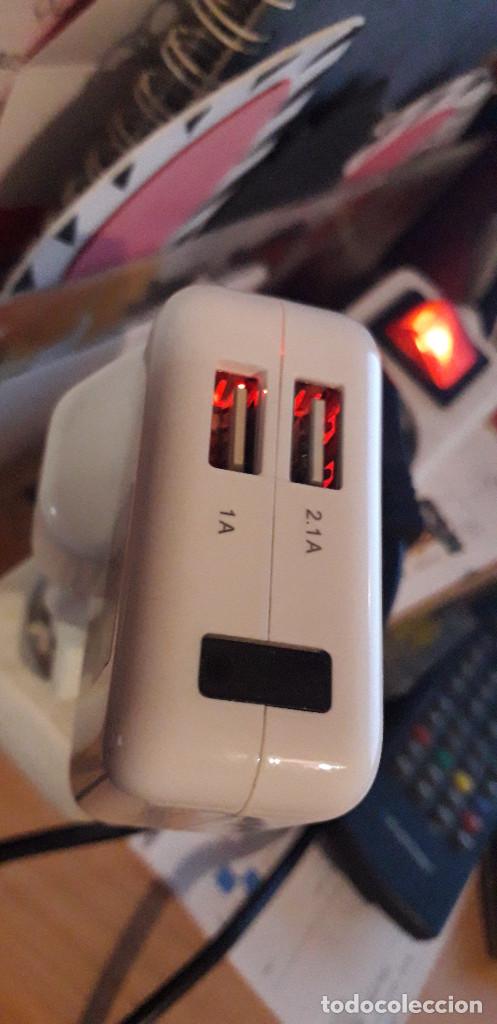Segunda mano: 03-00278 - cargador doble 1 amp y 2 amp - Foto 2