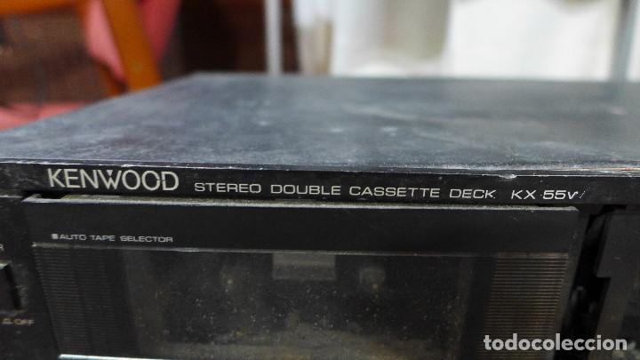 Segunda mano: DOBLE PLETINA KENWOOD KX-55W - Foto 3
