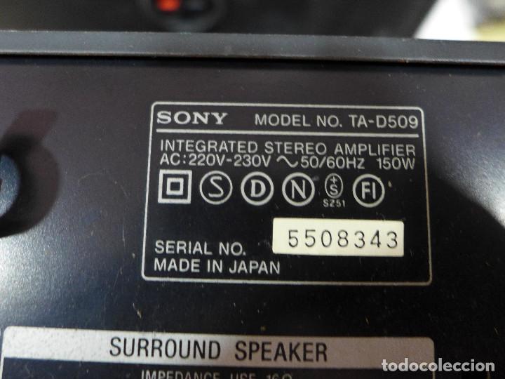 Segunda mano: AMPLIFICADOR SONY LBT-D509 - Foto 8