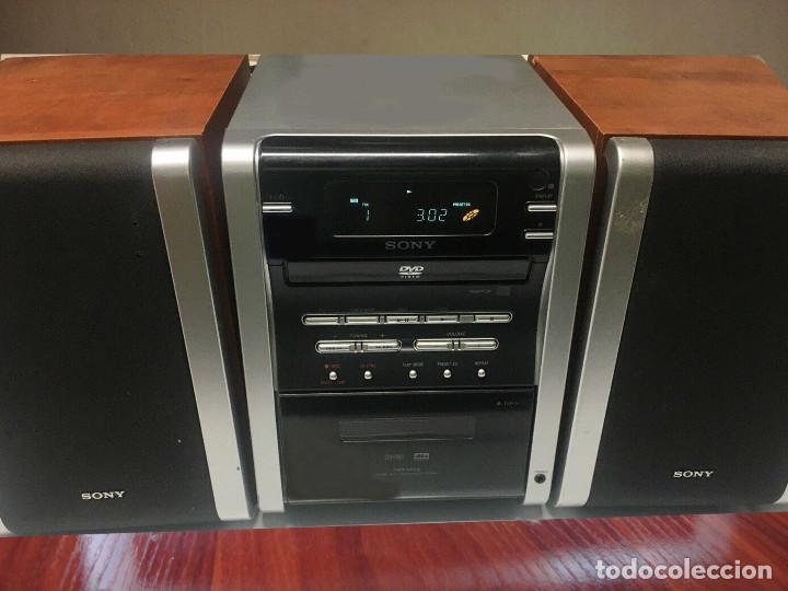 Segunda mano: SONY CMT DV2D REPRODUCTOR DVD CD MP3 MICRO EQUIPO HIFI RADIO CASSETE