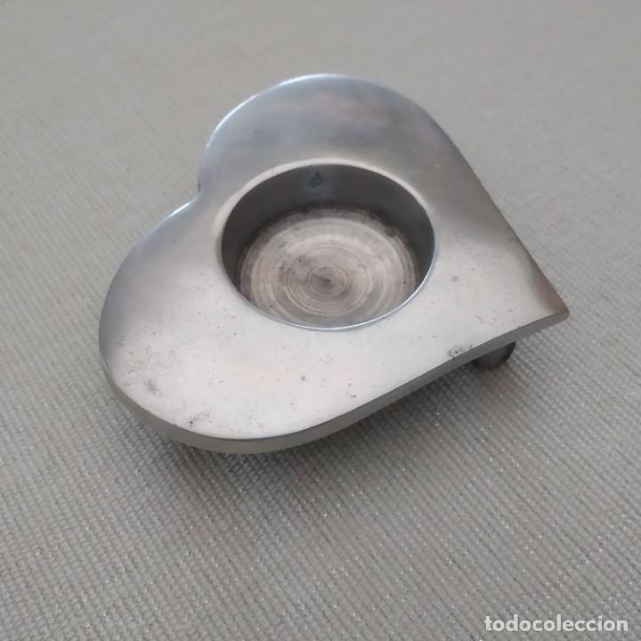 Segunda mano: Portavelas aluminio. - Foto 4