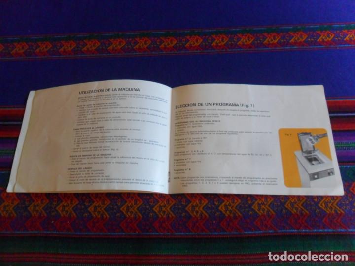 Segunda mano: INSTRUCCIONES DE USO DE LA LAVADORA SUPERAUTOM&Aacute;TICA OTSEIN DL-100 CON SKIP. A&Ntilde;O 1978. - Foto 3