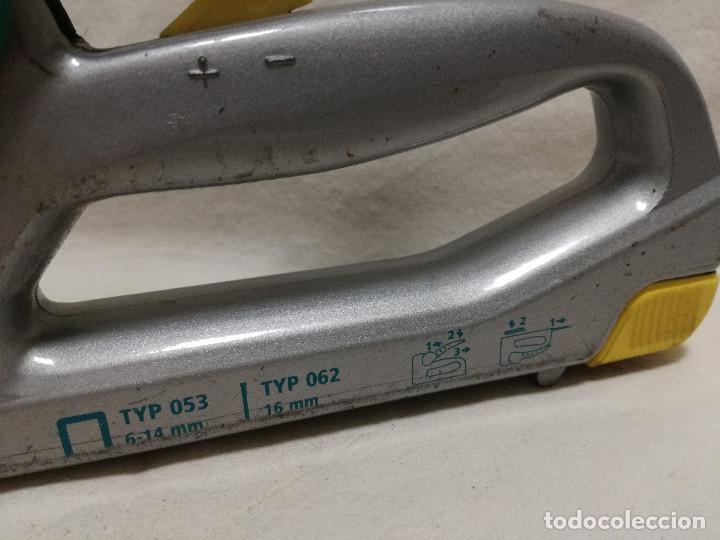 Segunda mano: GRAPADORA PISTOLA DE MANO - MARCA WOLFCRAFT TACOCRAFT M14+ (FUNCIONA) - HERRAMIENTA - Foto 3