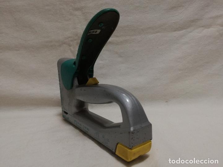 Segunda mano: GRAPADORA PISTOLA DE MANO - MARCA WOLFCRAFT TACOCRAFT M14+ (FUNCIONA) - HERRAMIENTA - Foto 9