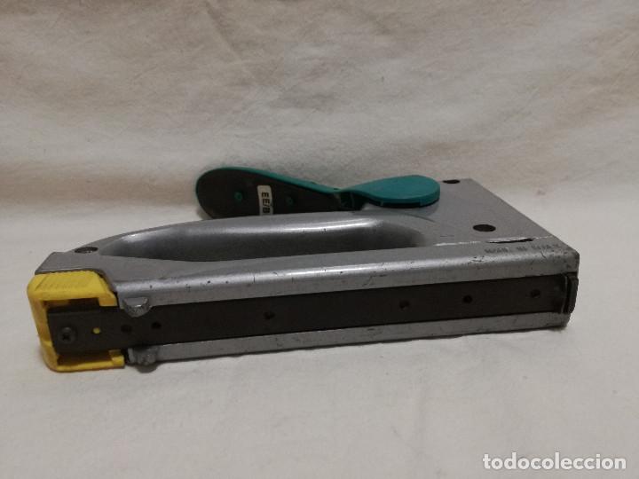 Segunda mano: GRAPADORA PISTOLA DE MANO - MARCA WOLFCRAFT TACOCRAFT M14+ (FUNCIONA) - HERRAMIENTA - Foto 11