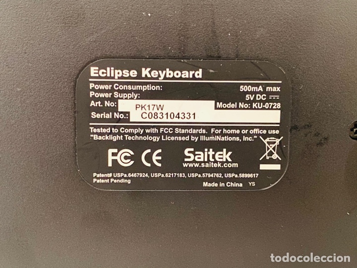 Segunda mano: Saitek Eclipse Cyborg Keyboard - Foto 8
