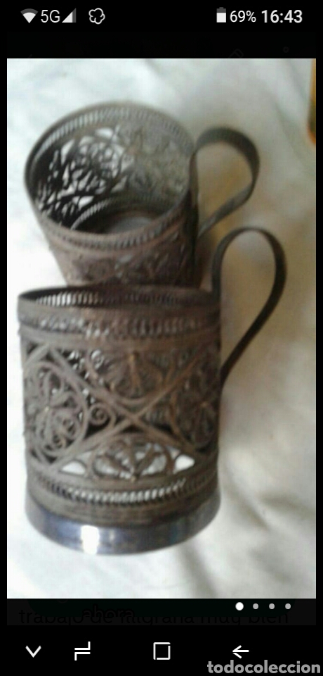 Segunda mano: Tazas de plata para te - Foto 4
