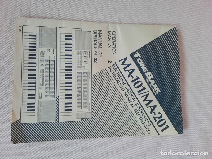 Segunda mano: Teclado Casio tone bank ma-101 con caja e instrucciones - Foto 3