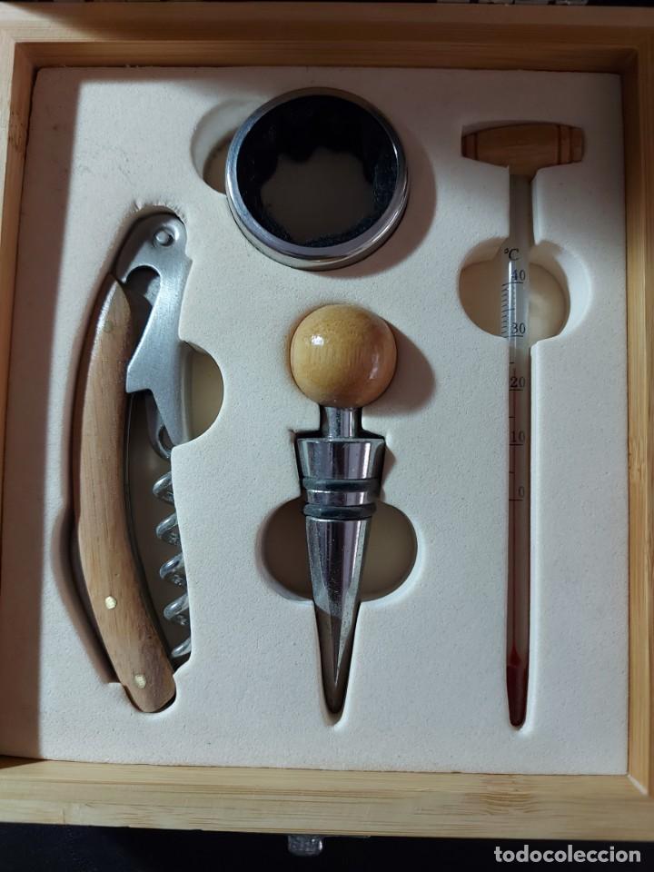 Segunda mano: Set accesorios vino. - Foto 1