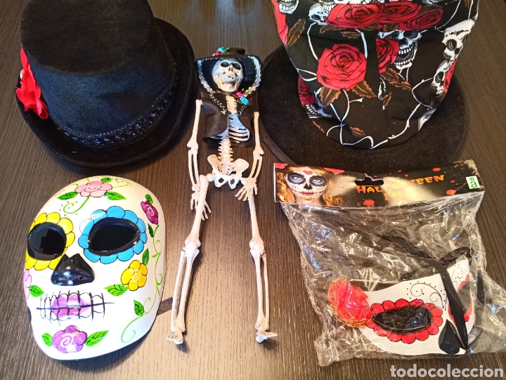Segunda mano: Lote Decoraci&oacute;n / Disfraz Halloween - Catrinas - Foto 26
