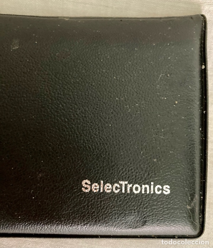Segunda Mano: Máquina SELEC TRONICS, dataStor 8000F, funda de piel original, vintage - Foto 6 - 295273483