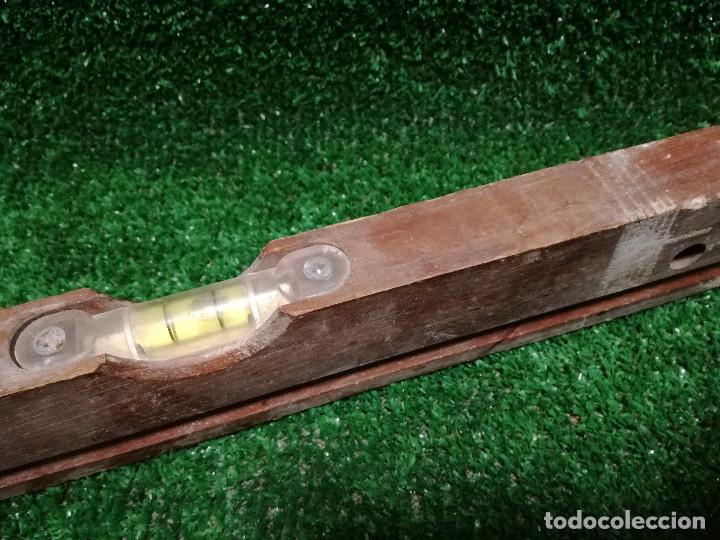 Segunda mano: NIVEL DE MADERA PARA NIVELAR 60cm - MARCA SUKI - HERRAMIENTA - Foto 7