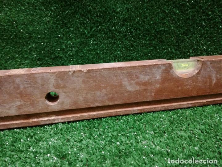 Segunda mano: NIVEL DE MADERA PARA NIVELAR 60cm - MARCA SUKI - HERRAMIENTA - Foto 4