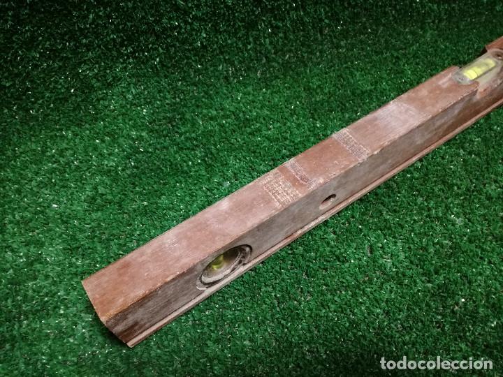 Segunda mano: NIVEL DE MADERA PARA NIVELAR 60cm - MARCA SUKI - HERRAMIENTA - Foto 7