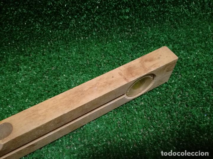 Segunda mano: NIVEL DE MADERA PARA NIVELAR 46cm - HERRAMIENTA - Foto 3