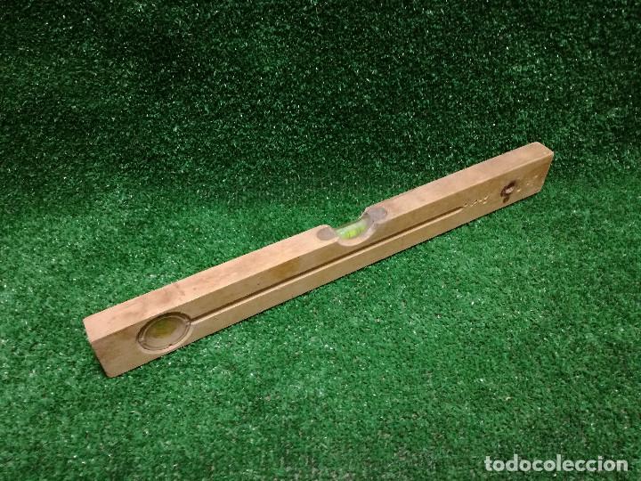 Segunda mano: NIVEL DE MADERA PARA NIVELAR 46cm - HERRAMIENTA - Foto 6