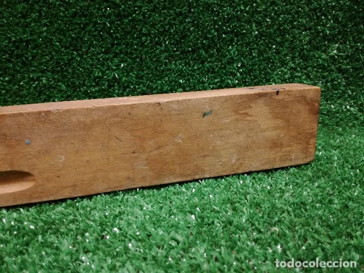 Segunda mano: NIVEL DE MADERA PARA NIVELAR 46cm - K BORWELL - HERRAMIENTA - Foto 7