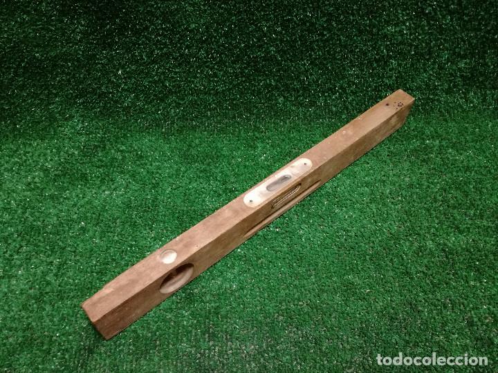 Segunda mano: NIVEL DE MADERA PARA NIVELAR 46cm - K BORWELL - HERRAMIENTA - Foto 10