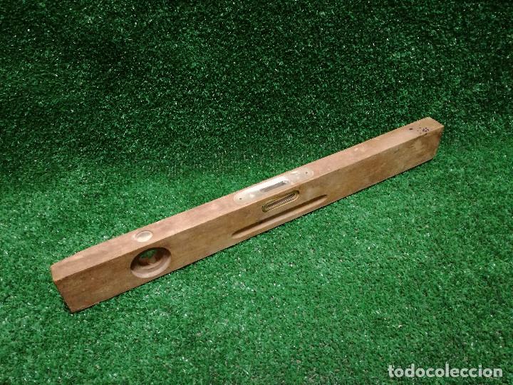 Segunda mano: NIVEL DE MADERA PARA NIVELAR 46cm - K BORWELL - HERRAMIENTA - Foto 13