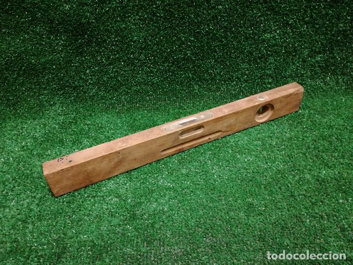 Segunda mano: NIVEL DE MADERA PARA NIVELAR 46cm - K BORWELL - HERRAMIENTA - Foto 14