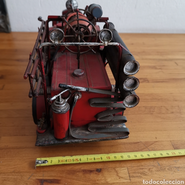 Segunda mano: Espectacular Coche de bomberos de metal. - Foto 4