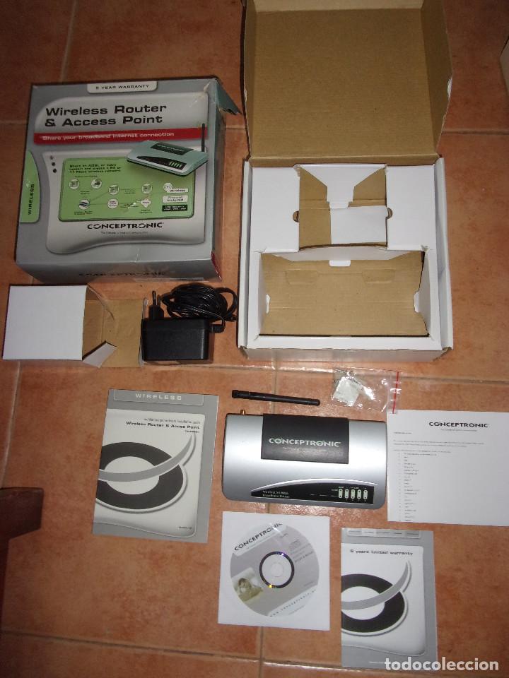 Segunda mano: WIRELESS ROUTER & ACCESS POINT - CONCEPTRONIC. - Foto 2