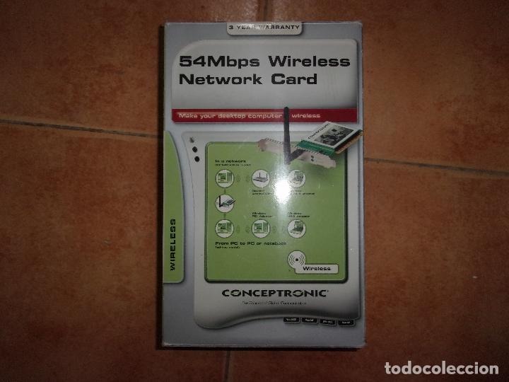 Segunda mano: 54 MBPS WIRELESS NETWORK CARD - CONCEPTRONIC. - Foto 1
