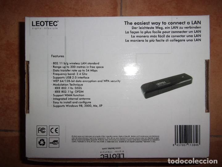 Segunda mano: USB WIRELESS ADAPTER 802.11G - 54 MBPS. - Foto 2